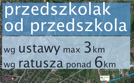 Do przedszkola dwukrotnie dalej? - temat z zebrania sprawozdawczego