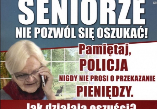 Spotkanie dla seniorów - Bezpieczeństwo​ osób starszych