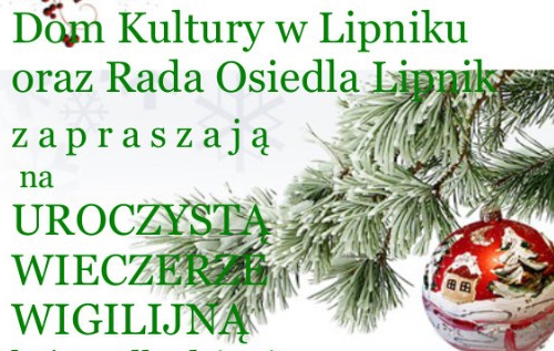 Uroczysta Wieczerza Wigilijna w Lipniku